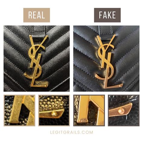 how to spot fake ysl chain bag|ysl serial number check.